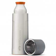 GSI Outdoors Glacier Stainless Vacuum Bottle Silver 