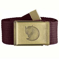 Fjallraven Canvas Brass Belt 4 cm - dark garnet 