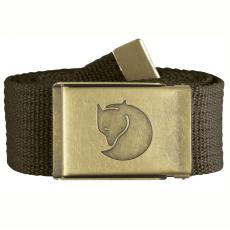 Fjallraven Canvas Brass Belt 4 cm - dark olive