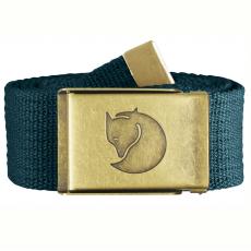 Fjallraven Canvas Brass Belt 4 cm - glacier green